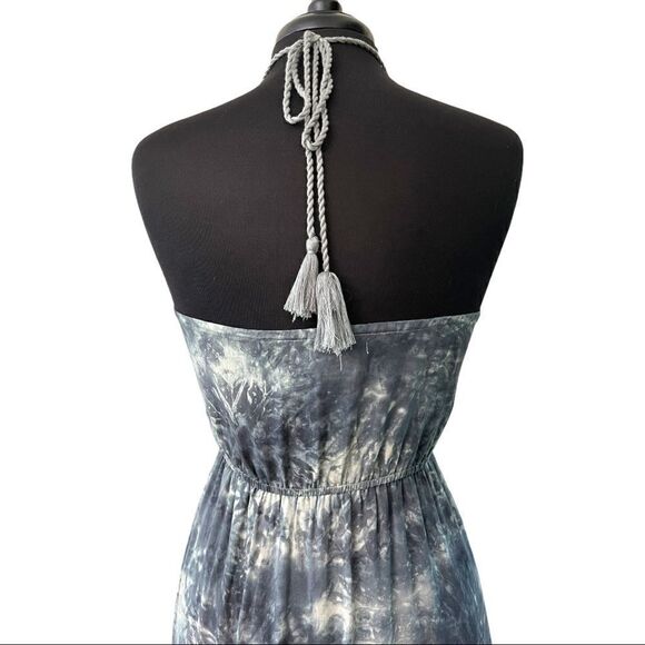 𝅺flying Tomato Tie Dye Embroidered Halter Maxi Sz S - Picture 9 of 13